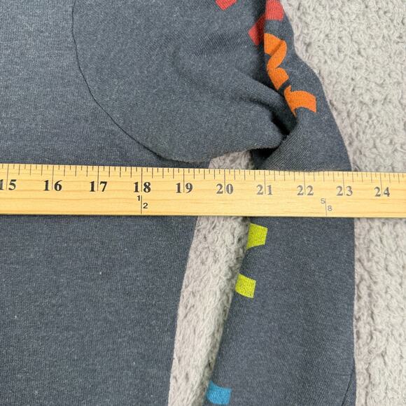 Aviator Nation Hoodie Womens XS Gray Full Zip Sweatshirt Venice CA Rainbow Surf - Picture 10 of 12